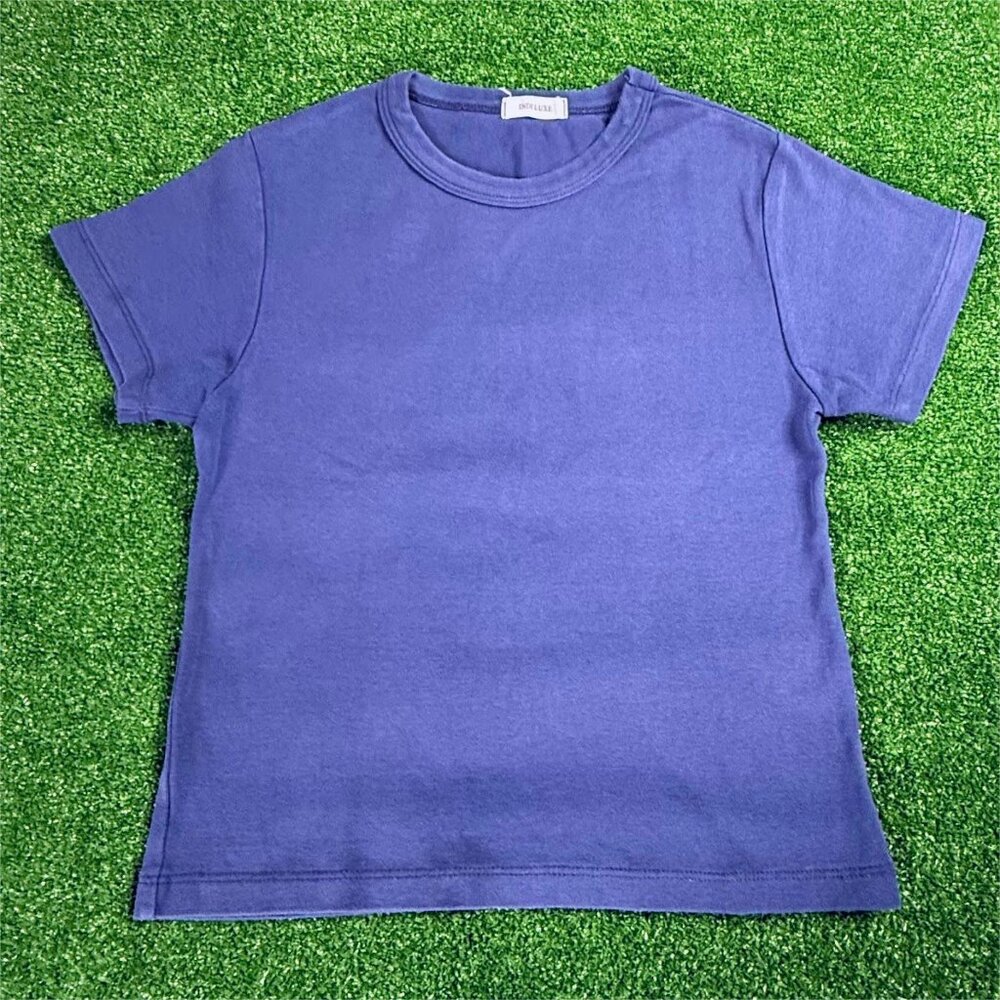 Indibrand Indiluxe Korean Navy T-Shirt Women’s Short Sleeve Crew Neck Size XS